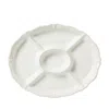 Juliska Berry & Thread Whitewash Crudite Platter In Whitewash