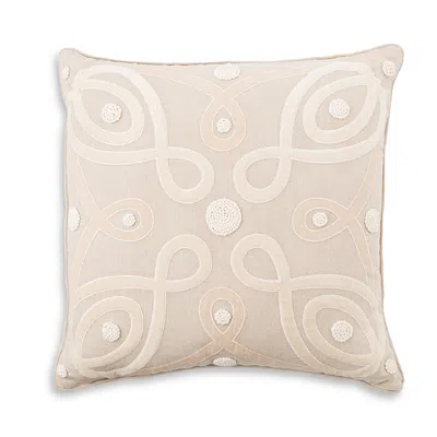 Juliska Berry & Thread Natural Throw Pillow - 22in | Velvet/linen