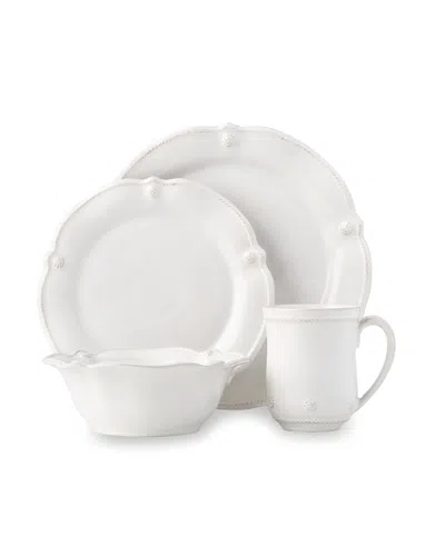 Juliska Berry & Thread Flared 4-piece Place Setting - Whitewash