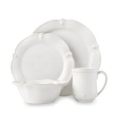 Juliska Berry & Thread Flared 4 - Piece Place Setting In Whitewash