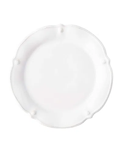 Juliska Berry And Thread Flared Cocktail Plate In Whitewash