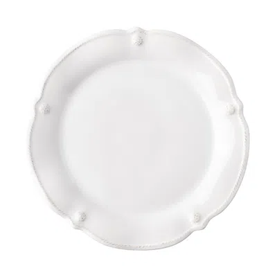 Juliska Berry & Thread Flared Dessert/salad Plate In White