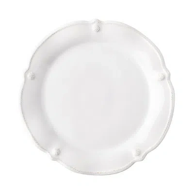Juliska Berry & Thread Flared Dessert/salad Plate In Whitewash