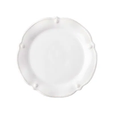 Juliska Berry & Thread Flared Side/cocktail Plate In White