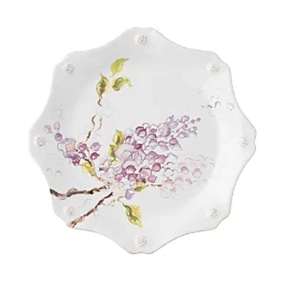 Juliska Berry & Thread Floral Sketch Camellia Dessert/salad Plate In Wisteria
