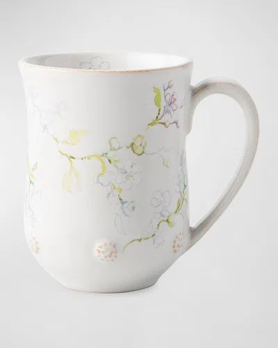 Juliska Berry & Thread Floral Sketch Mug - Jasmine In White