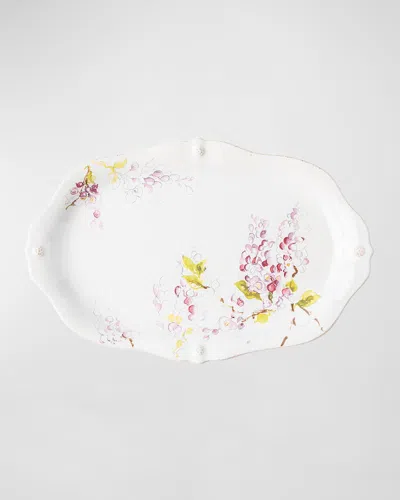 Juliska Berry & Thread Floral Sketch Platter - Wisteria In White