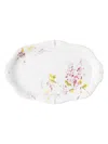 Juliska Berry & Thread Floral Sketch Platter In White