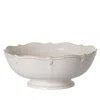 Juliska Berry & Thread Footed Fruit Bowl - Whitewash In Whitewash
