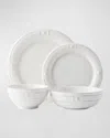 Juliska Berry & Thread French Panel 4-piece Place Setting In White