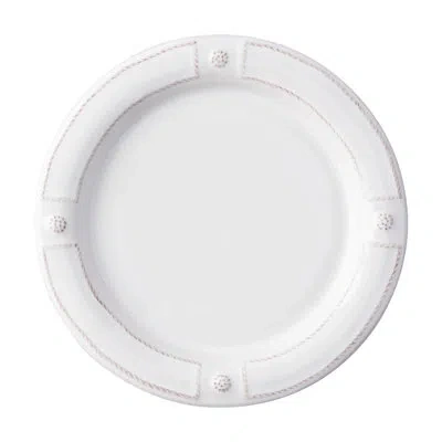 Juliska Berry & Thread French Panel Dinner Plate In Whitewash