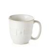 Juliska Berry & Thread French Panel Mug In Whitewash