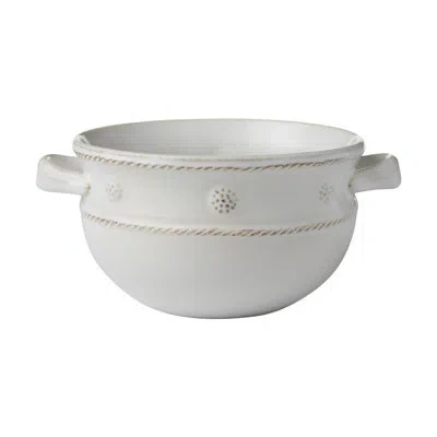 Juliska Berry & Thread Handled Soup Bowl - Whitewash