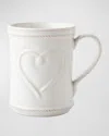 Juliska Berry & Thread Love Mug - Whitewash