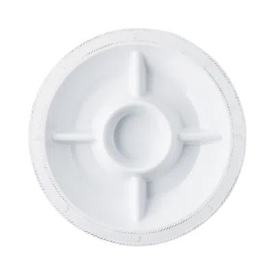 Juliska Berry & Thread Melamine 15 Sectioned Server In Whitewash