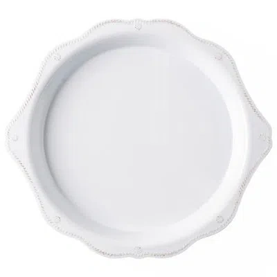 Juliska Berry & Thread Melamine 17" Round Platter - Whitewash