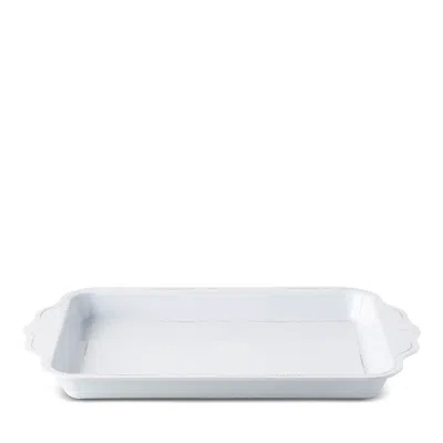 Juliska Berry & Thread Melamine 24 Handled Tray In Whitewash