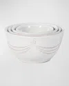 Juliska Berry & Thread Nesting Prep Bowl Set/4 - Whitewash