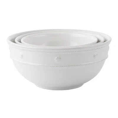 Juliska Berry & Thread Nesting Serving Bowl 3 - Piece Set - Whitewash
