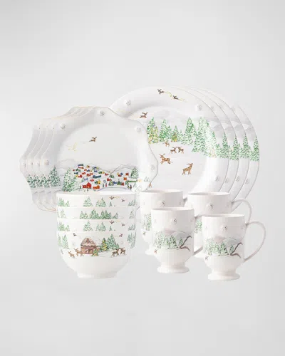 Juliska Berry & Thread North Pole 16-piece Dinnerware Set