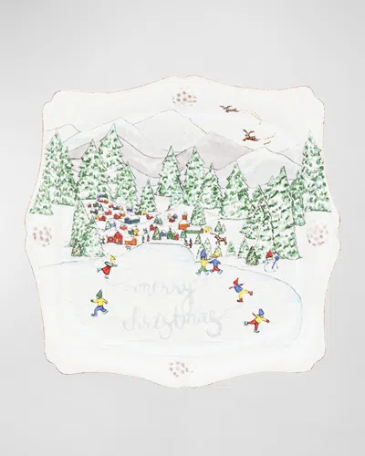 Juliska Berry & Thread North Pole 5.5" Trinket Tray In Multi
