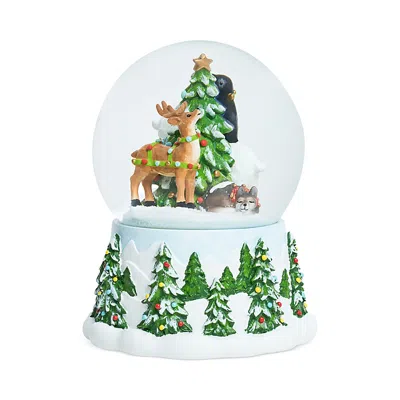 Juliska Berry & Thread North Pole Animal Snow Globe In Multi