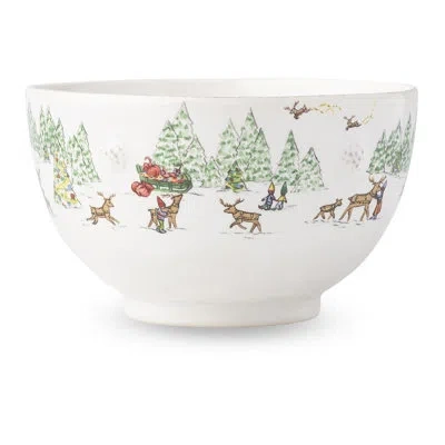 Juliska Berry & Thread North Pole Cereal Bowl In Brown;green