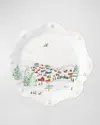 Juliska Berry And Thread North Pole Dessert And Salad Plate In Multi
