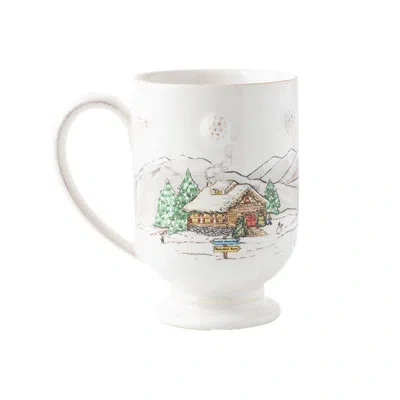 Juliska Berry & Thread North Pole Mug In Brown;white;green