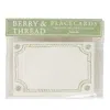 Juliska Berry & Thread Place Cards, Set Of 12 In Basil