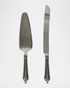Juliska Berry & Thread 2 Piece Polished Cake Knife And Server In Polished