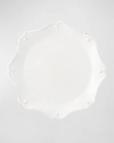 Juliska Berry & Thread Scallop Platter/charger - Whitewash