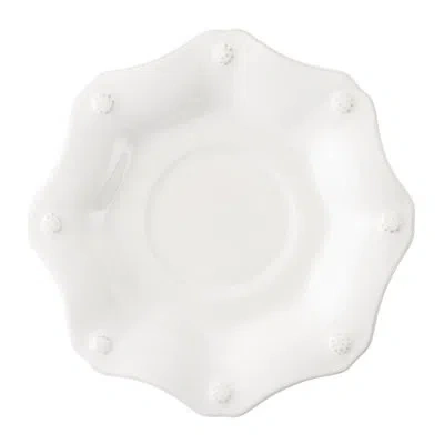 Juliska Berry & Thread Scalloped Saucer In Whitewash