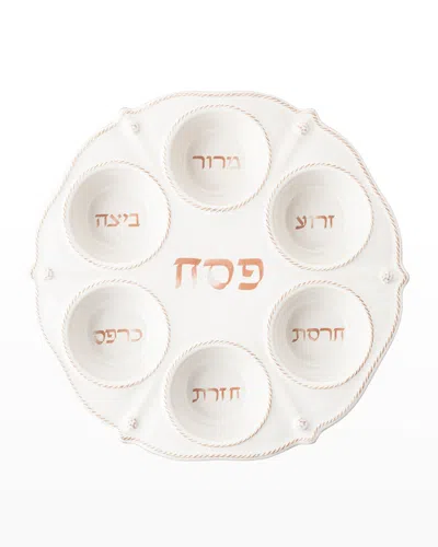 Juliska Berry & Thread Seder Plate - Whitewash