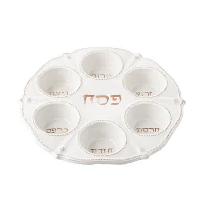 Juliska Berry & Thread Seder Plate - Whitewash