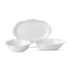 Juliska Berry & Thread Whitewash 3 Piece Serving Bundle In White