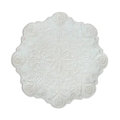 Juliska Berry & Thread Thistle Charger/platter In White