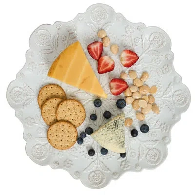 Juliska Berry & Thread Thistle Charger/platter In Whitewash