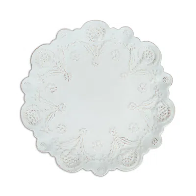 Juliska Berry & Thread Thistle Dessert/salad Plate, Set Of 4 In White