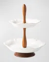 Juliska Berry & Thread Whitewash Tiered Serving Stand
