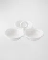 Juliska Berry & Thread Whitewash Triple Bowl Server