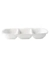 Juliska Berry & Thread Whitewash Triple Section Server In White