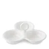Juliska Berry & Thread Whitewash Triple Bowl Server In Whitewash