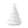 Juliska Berry & Thread Whitewash Christmas Tree Cookie Jar In White Wash