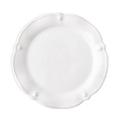 JULISKA BERRY & THREAD WHITEWASH FLARED DESSERT/SALAD PLATE,JA02W