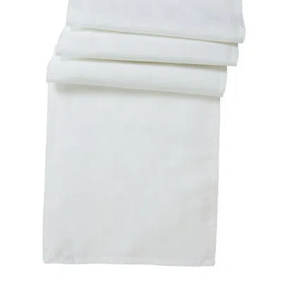 Juliska Berry Scallop 18" X 90" Table Runner In White