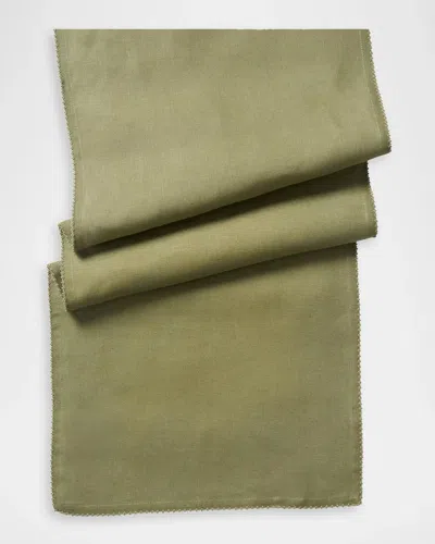 Juliska Berry Scallop Table Runner, 18" X 90" In Brown