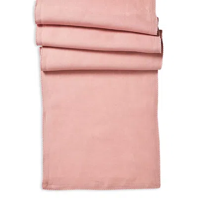 Juliska Berry Scallop Linen Table Runner In Pink