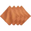 Juliska Berry Trim Blush Napkin, Set Of 4 In Persimmon