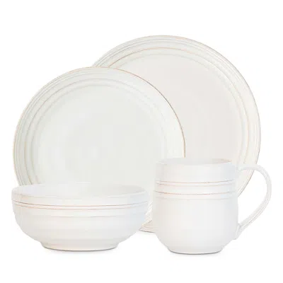 Juliska Bilbao 4 Piece Place Setting In White